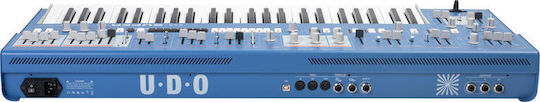 UDO Audio Synthesizer Super 6 με 49 Δυναμικά Πλήκτρα Μπλε