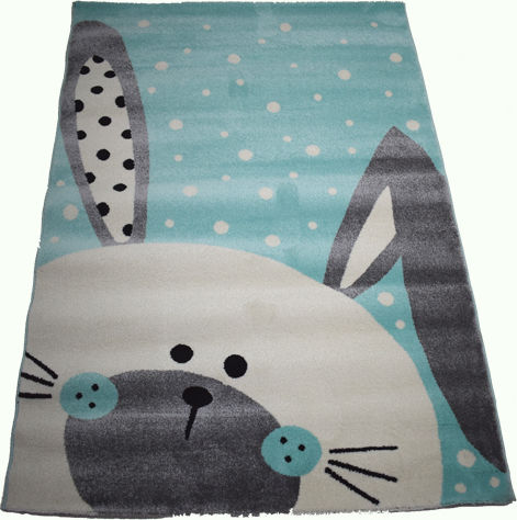 Alexander Carpets 068 Детско килимче Тюркоазен 80x150см Дебелина 12мм