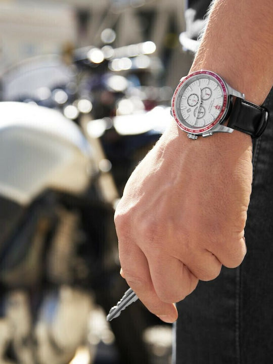 Victorinox Alliance Sport Chronograph Ρολόι Μπαταρίας με Δερμάτινο Λουράκι