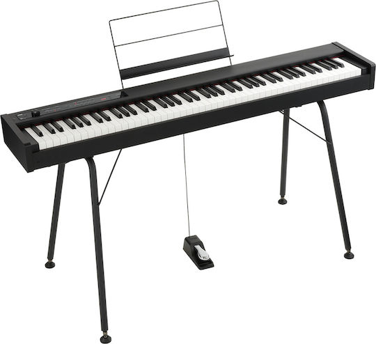 Korg Ηλεκτρικό Stage Πιάνο D1 με 88 Βαρυκεντρισμένα Πλήκτρα και Σύνδεση με Ακουστικά Black