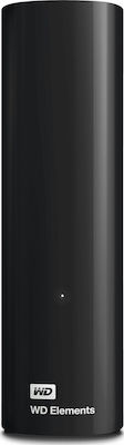 Western Digital Elements Desktop USB 3.0 External 3.5" HDD 2TB Black