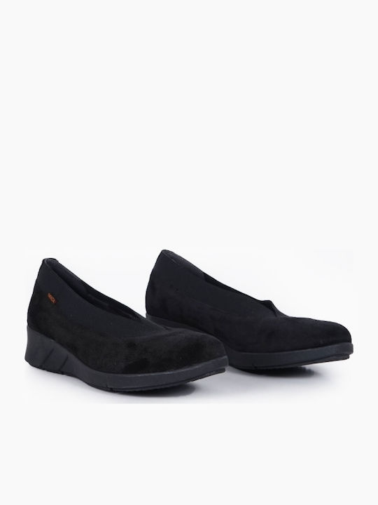 Anatomic Suede Ballerinas Black