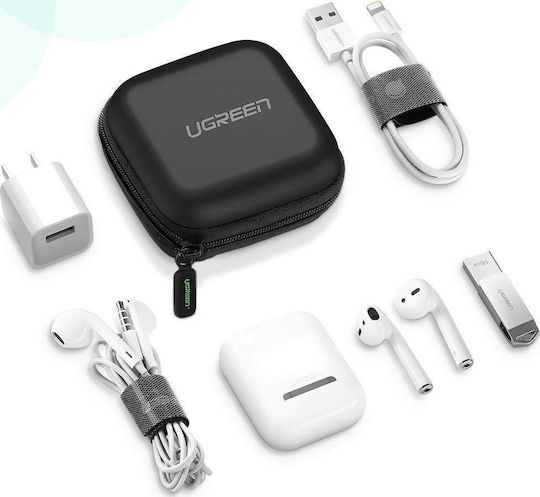 Ugreen Case Silicone with Hook in Black color for Apple AirPods 1 / AirPods 2