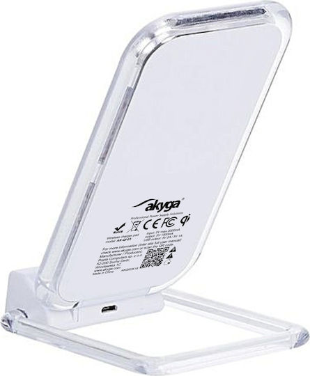 Akyga Akyga Kabellose Ladestation Qi Pad 10W Weiß