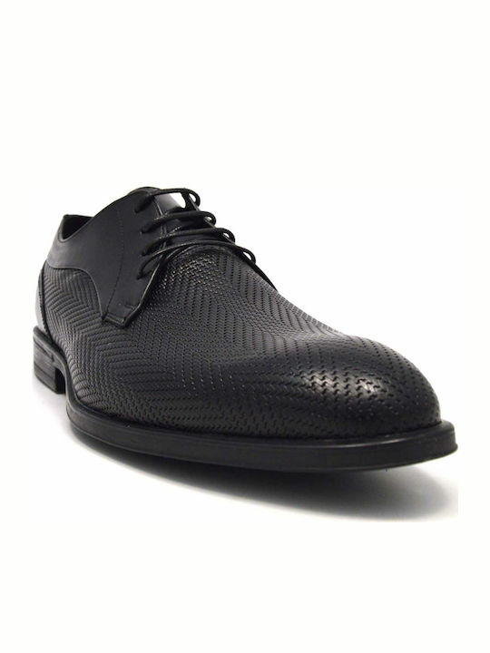 Kricket Men's Leather Dress Shoes Black