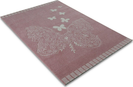 Newplan Kids Synthetic Rug 1169 Butterflies 133x190cm 12mm