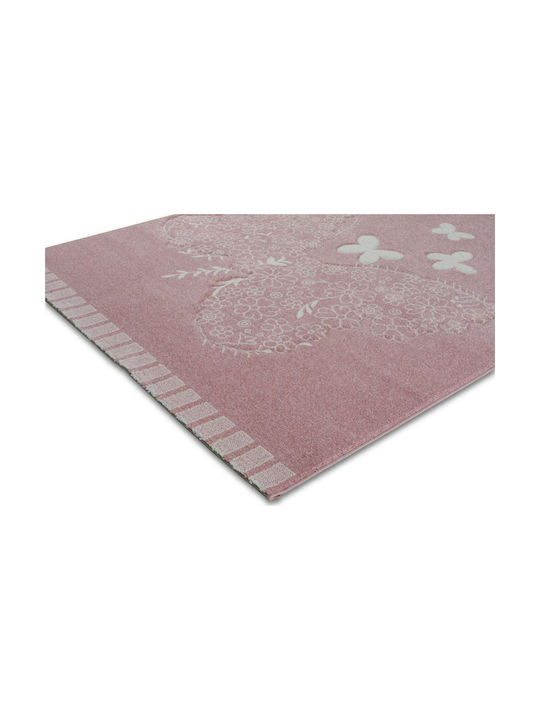 Newplan 1169 Kids Rug Fluturi Roz 133x190cm Thickness 12mm