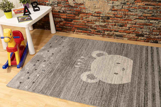 Ezzo 8616 Παιδικό Χαλί Γκρι 133x190cm Πάχους 9mm