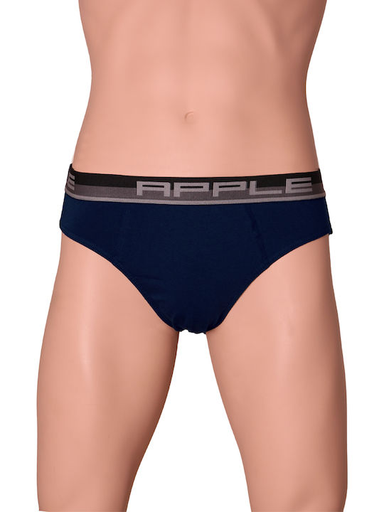 Apple Boxer Men's Briefs 2Pack Black/Navy Blue