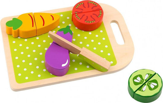 Tooky Toys Schneiden Gemüse aus Holz für 2+ Jahre 10 Stück