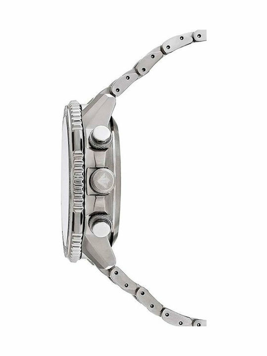 Citizen Promaster Sky Ανδρικό Ρολόι 45mm Χρονογράφος Eco - Drive με Ασημί Μεταλλικό Μπρασελέ