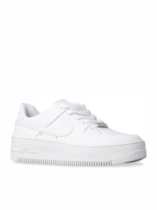 Nike Air Force Sage Low 1 Flatforms Sneakers White