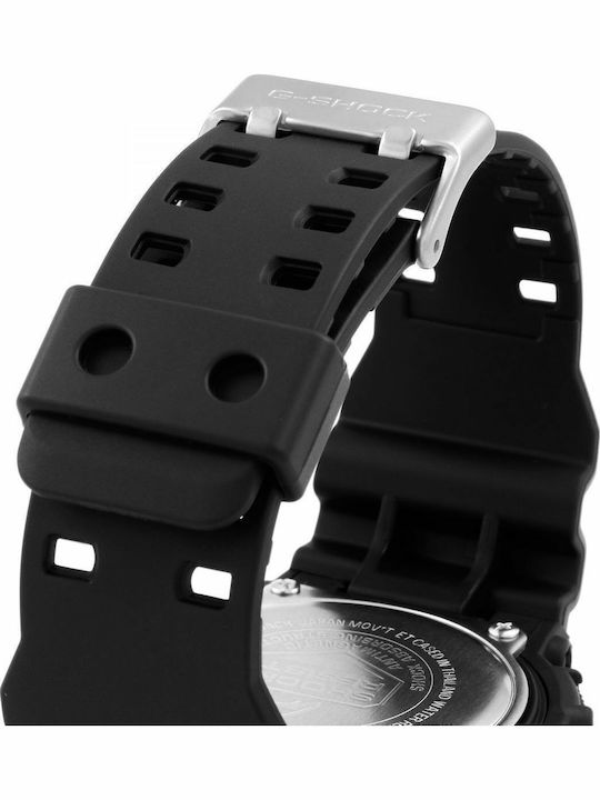 Casio G-Shock Analog/Digital Men's Watch 55mm Chronograph Battery with Black Rubber Strap
