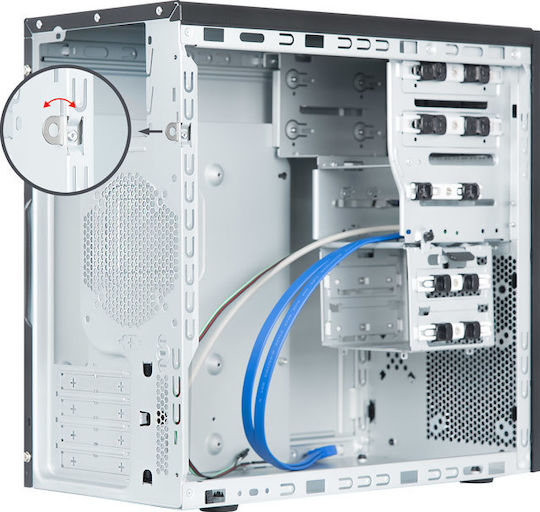 Chieftec BD-25B-350GPB Mini Tower Computer Case Black