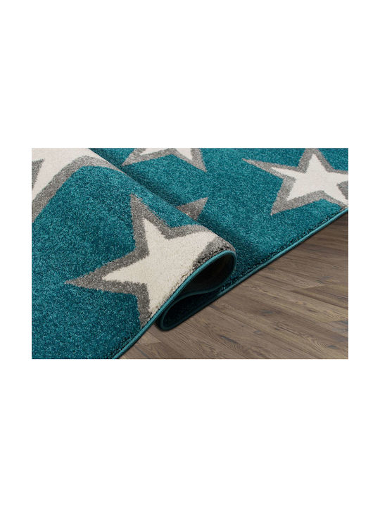 Polcarpet 1589 Kids Rug Stele Turquoise 200x290cm