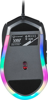 Motospeed V60 RGB Gaming Mouse 5000 DPI Blue