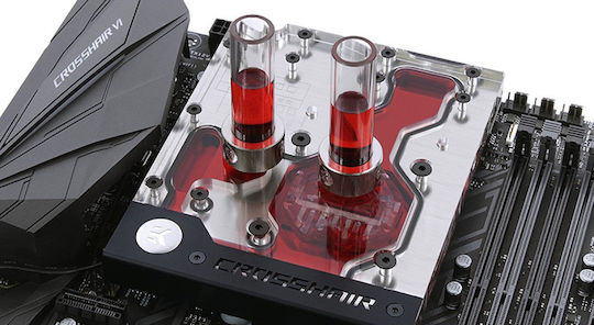 Ekwb EK-FB ASUS C6H RGB Monoblock Воден блок за процесор Сребрист