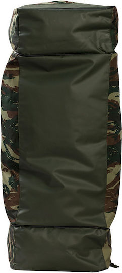 Survivors Military Backpack Travel made of Polyester Greek Variation Khaki 75lt