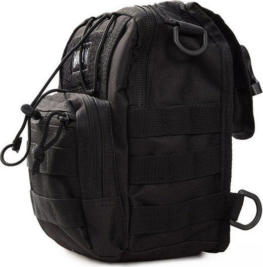 Survivors Military Pouch Chest Black 8lt
