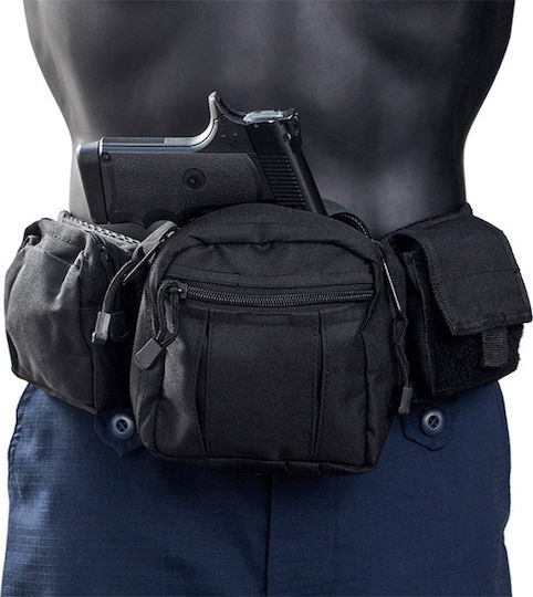 Survivors Military Pouch Waist made of Polyester Black