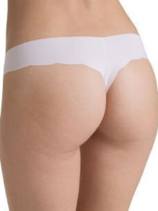 Sloggi Invisible Light Ultra Soft Seamless White Women's Briefs