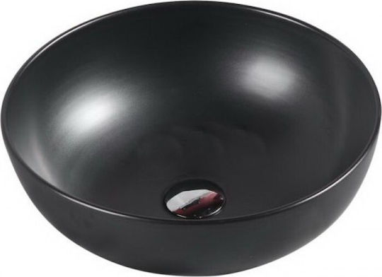 Ceramita F434 Надеждна мивка Порцелан 40x40x14см Черен мат Ceramita F434 Надеждна мивка Порцелан 40x40x14см Черен мат