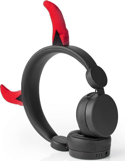 Nedis Wired On Ear Headphones Black