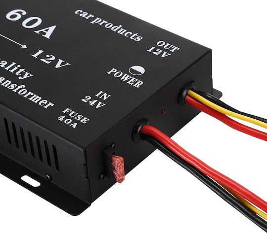 Μετατροπέας ρεύματος 24V σε 12V DC 60A