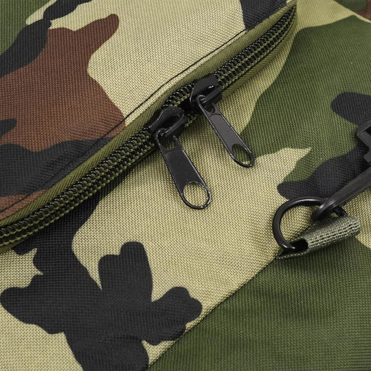 vidaXL Militärischer Rucksack Reisen aus Polyester Waldland Grün 120Es