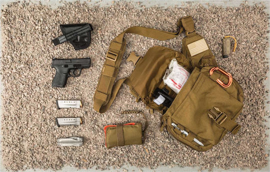 5.11 Tactical Push Pack Военна Чантичка За рамо Кафяв 6лт