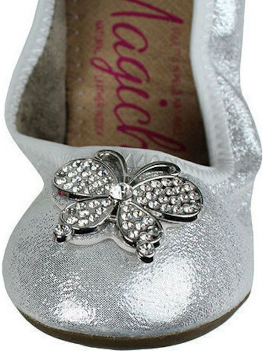 Kids Ballerinas Silver