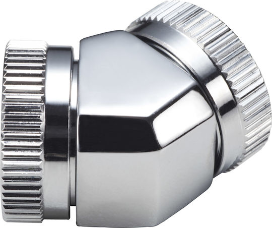 Phanteks 12mm Hard Tube Adapter 45 Fittings Ασημί