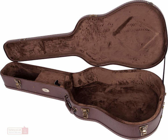 Soundsation Waterproof Suitcase Acoustic Guitar Padded Brown