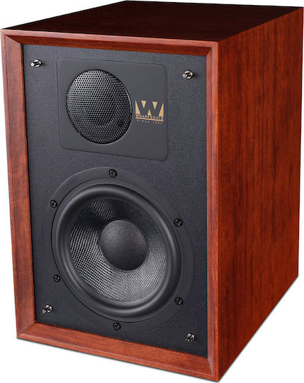 Wharfedale Denton 85 S019.31656 Pair of Hi-Fi Speakers Bookself 120W 2 No of Drivers W24xD27.5xH34cm. Red