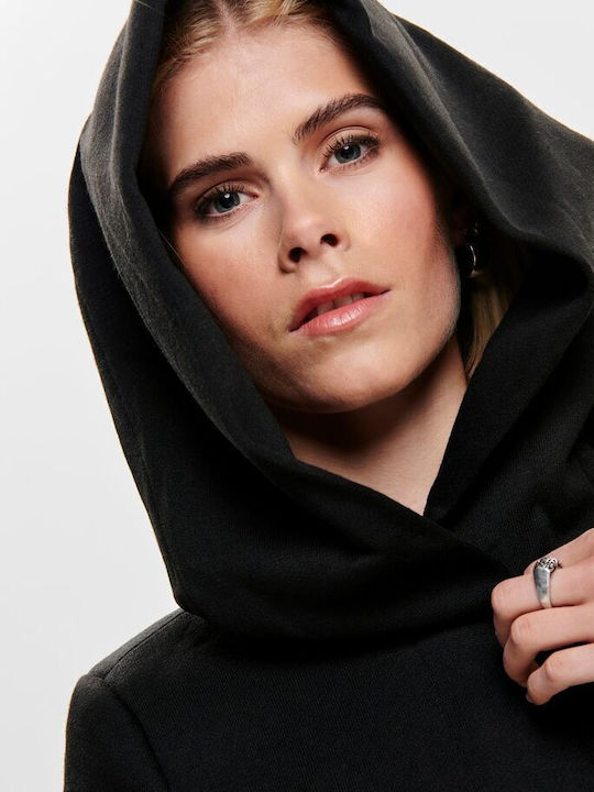 Sedona Women's Black Coat with Hood