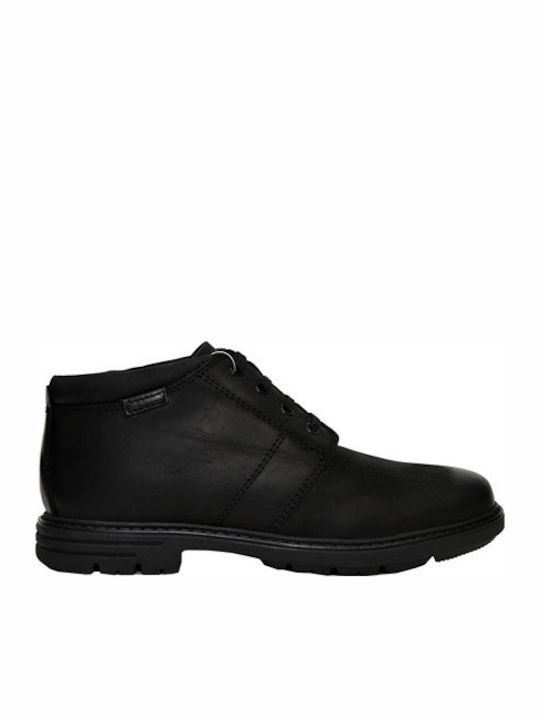 Canguro Men's Leather Boots Black