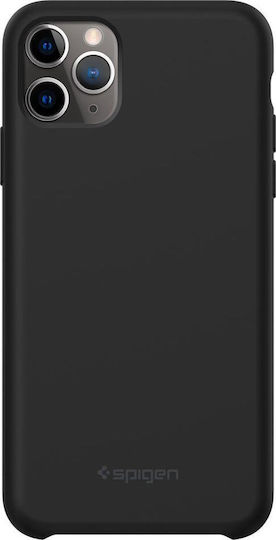 Spigen Silicone Fit Back Cover Σιλικόνης Μαύρο (iPhone 11 Pro Max)