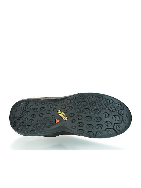 Keen Explore Mid Wp Γυναικεία Ορειβατικά Μποτάκια Αδιάβροχα Μαύρα