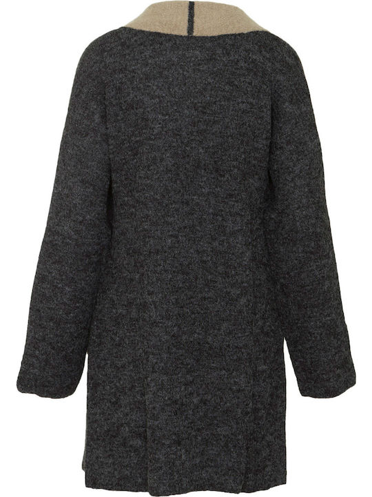 Pepe Jeans Rooney Women's Knitted Cardigan Gray