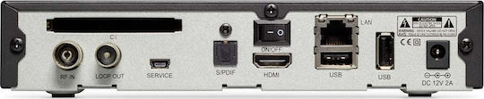 Dreambox Сателитен Декодер DM525 12973 HD (720p) DVB-C / DVB-T2 / DVB-S2 - ДВБ-С2 в Черен Цвят