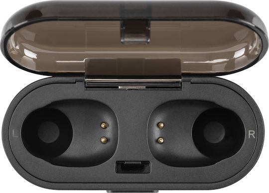 Acme BH410 In-ear Bluetooth Handsfree Ακουστικά με Θήκη Φόρτισης Μαύρα