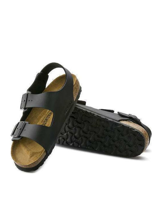 Milano Birko-Flor Men's Sandals Black Regular Fit