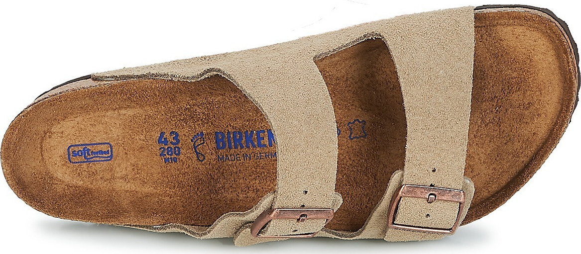 Birkenstock Arizona Taupe Suede Soft Footbed  BIRKENSTOCK ATTITUDES –  Birkenstock Attitudes