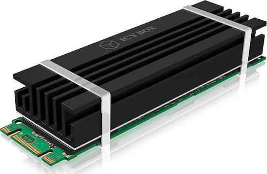 Icy Box Heat Sink for M.2 2280 SSD Ψύξη Μ.2 SSD Μαύρο