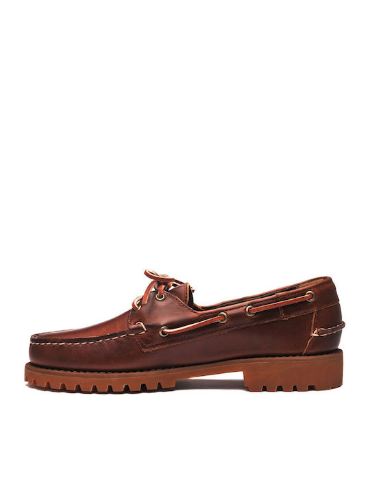 Sebago Ranger Waxy Waterproof Ανδρικά Μοκασίνια Καφέ