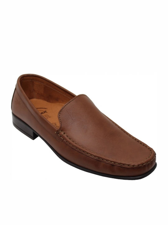 Boxer Δερμάτινα Ανδρικά Loafers σε Ταμπά Χρώμα