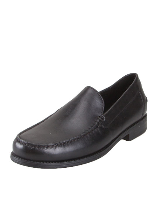 New Damon A Men's Leather Loafers Black