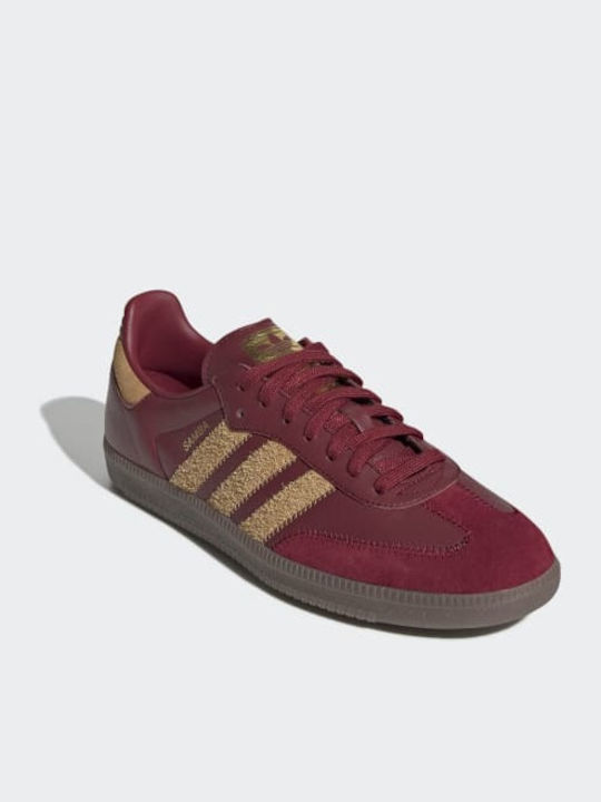 Adidas originals samba trainer burgundy / mesa hotsell