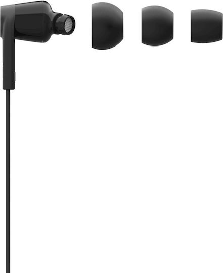 Belkin Rockstar USB-C In-ear Handsfree με Βύσμα USB-C Μαύρο