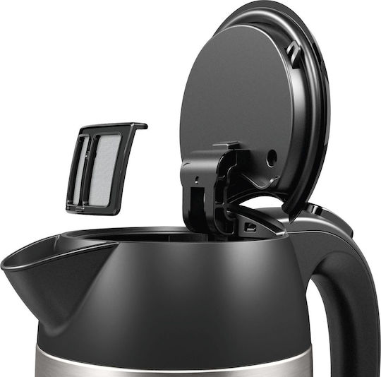 Bosch Designline Fierbător 1.7lt 2400W Argintiu